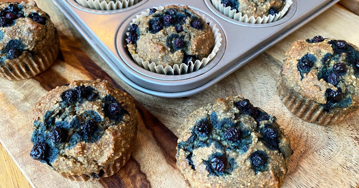 Sugar Free Vegan Blueberry Muffins Popsugar Fitness