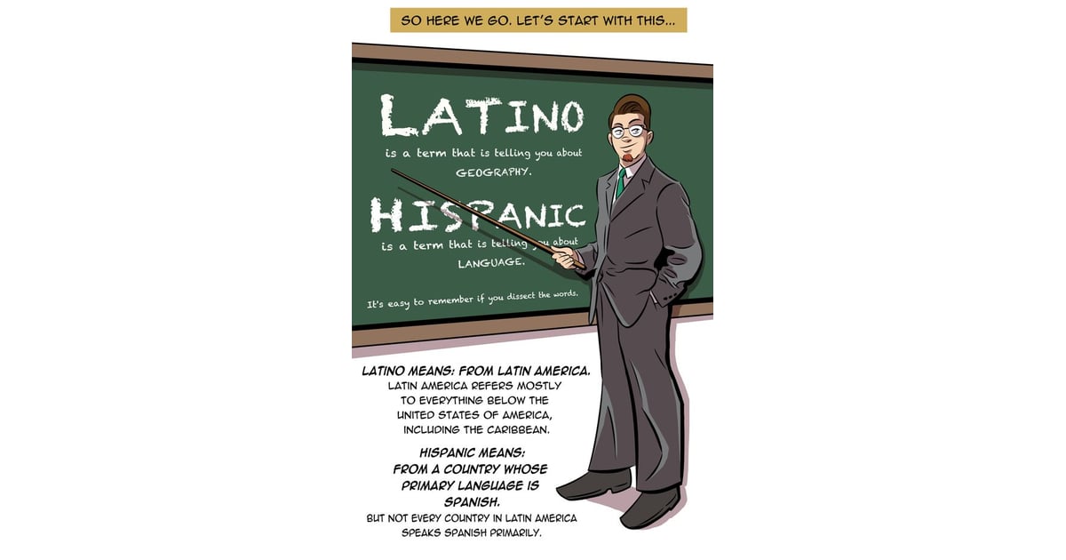 Comic Strip Defines Latino and Hispanic | POPSUGAR Latina Photo 6