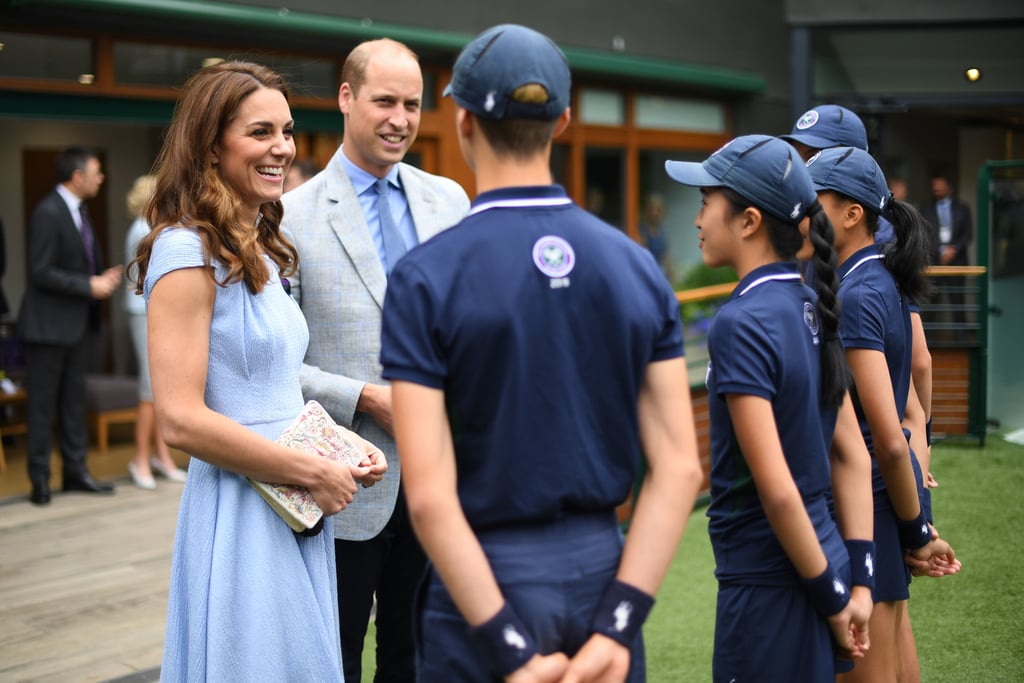 Kate Middleton Blue Dress at Wimbledon 2019