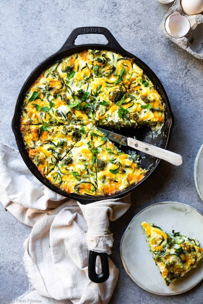 Cheesy Baked Zucchini Casserole With Broccoli