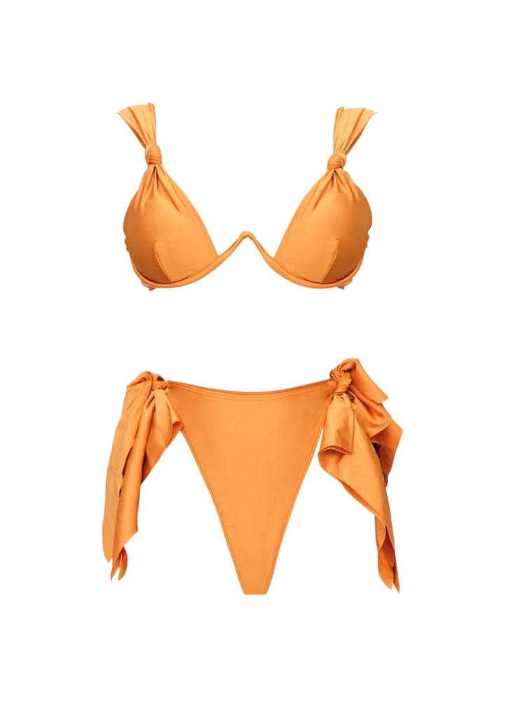 Andrea Iyamah Rai Bikini in Golden