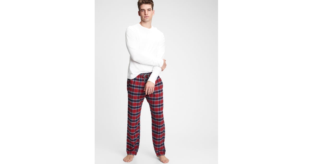 gap flannel pj pants