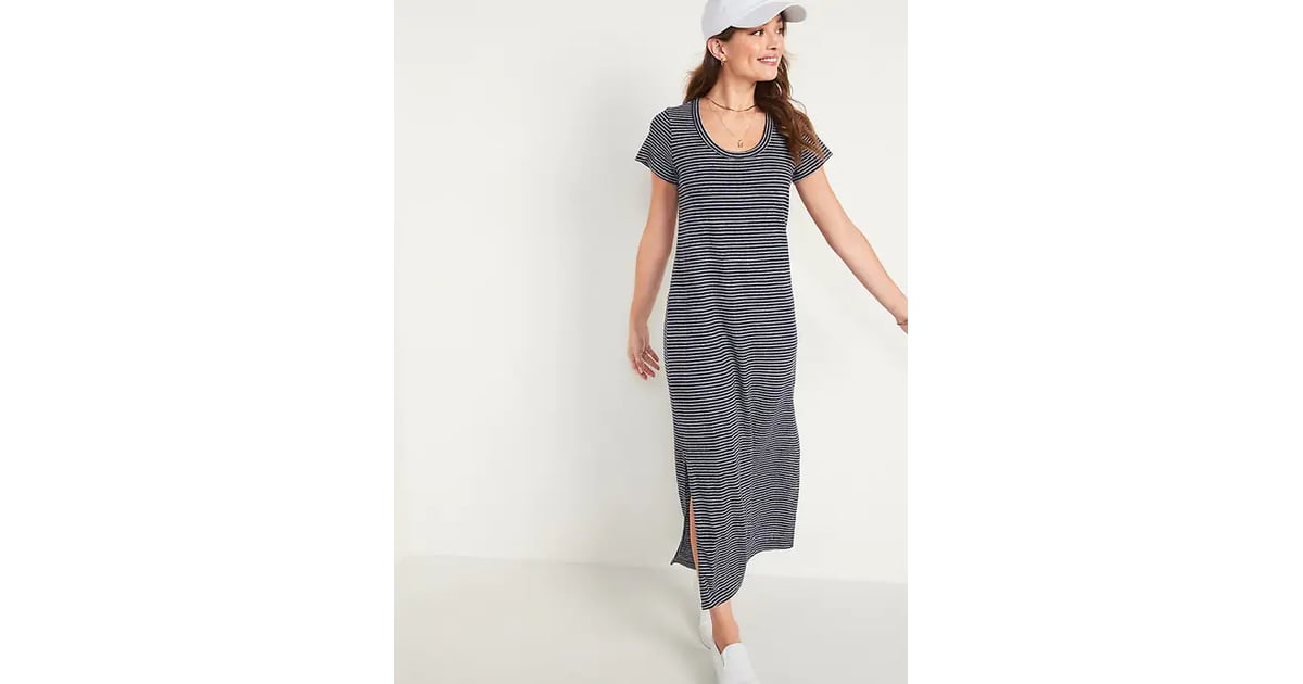 Old navy striped linen dress outlet