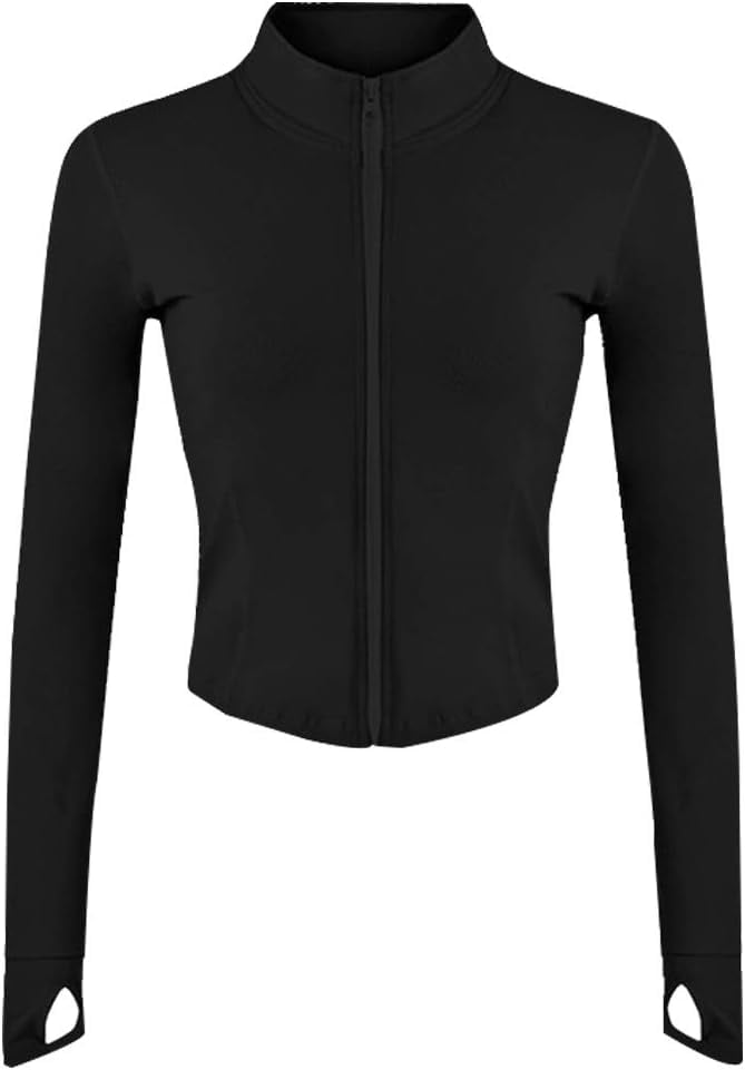 CRZ YOGA Women's Butterluxe Slim Fit Pocket Outerwear Full Zip Hoodies