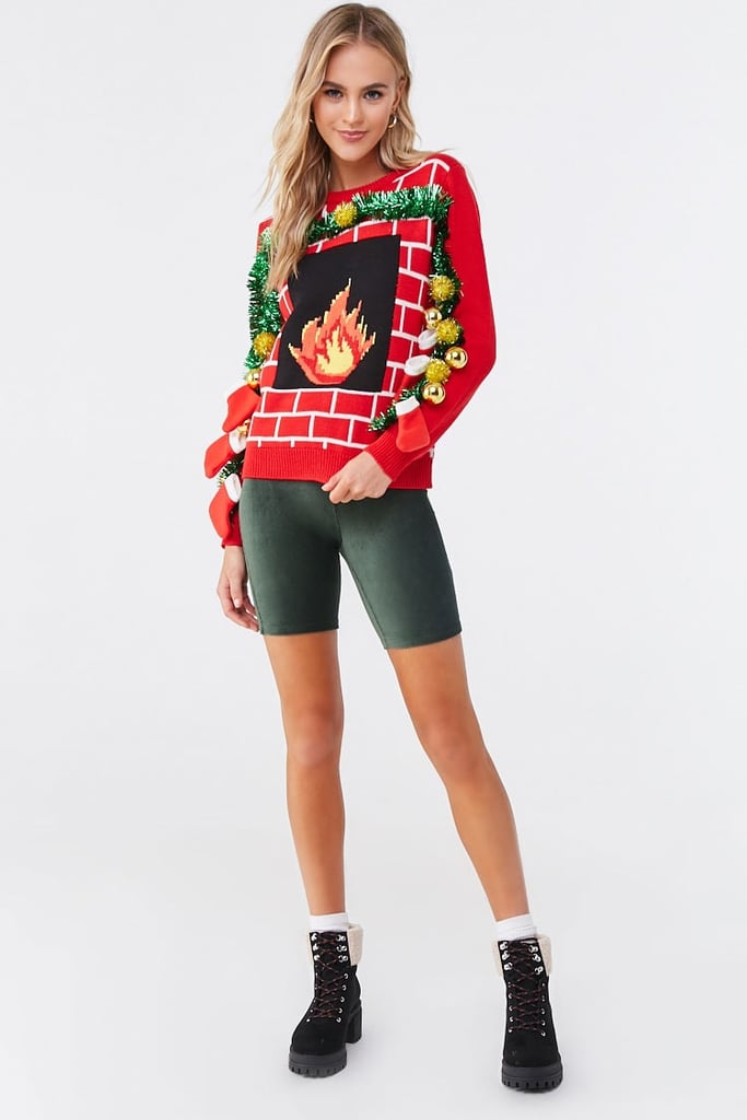 Fireplace Christmas Sweater