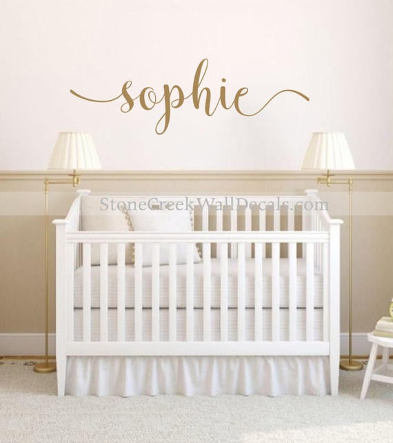 Foil Name Wall Decal