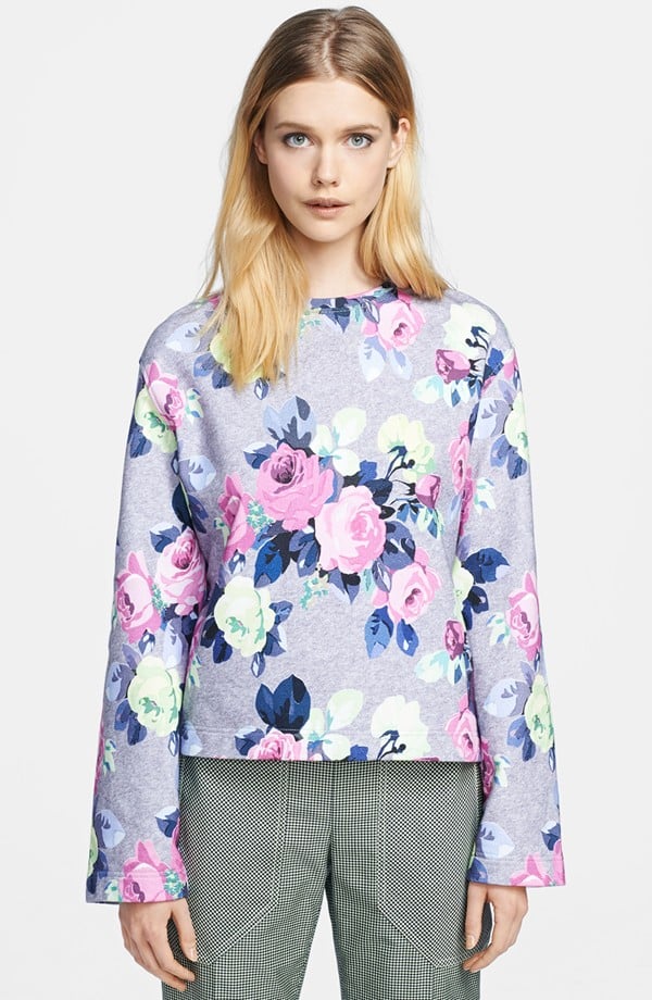 Carven Floral-Print Sweatshirt