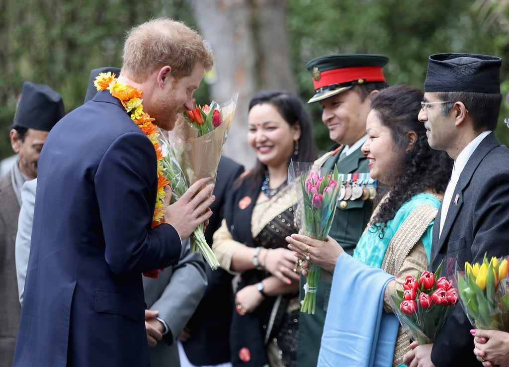 Prince Harry at the Embassy of Nepal in London March 2017