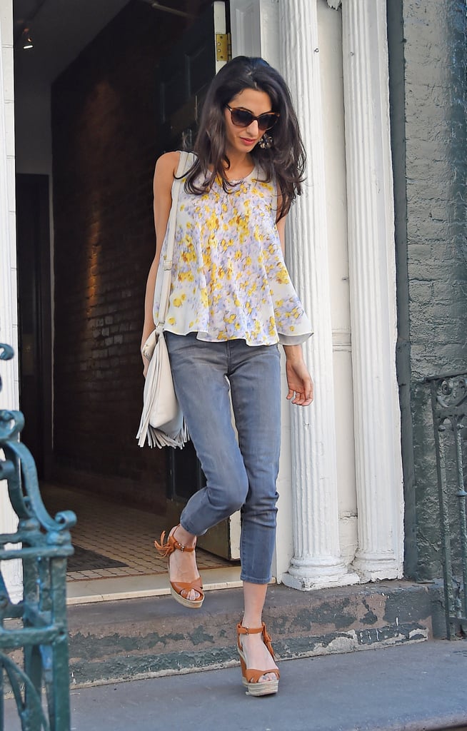A Floral Trapeze Top Is Just the Top to Go With the Pair of Jeans You Packed