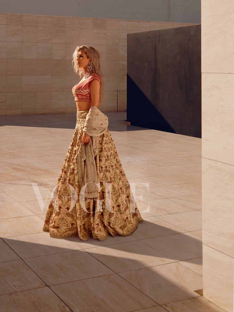 Wearing Anita Dongre.