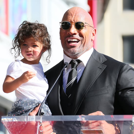 Dwayne Johnson's Daughters Give Him a Makeover