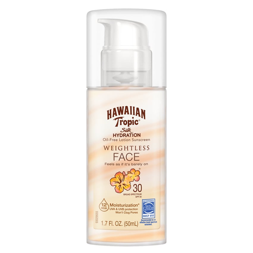 Hawaiian Tropic Silk Hydration Weightless Face Oil-Free Lotion Sunscreen