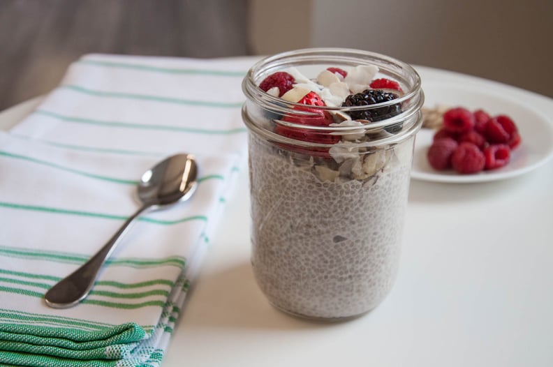 Basic Coconut Chia Pudding With Berries