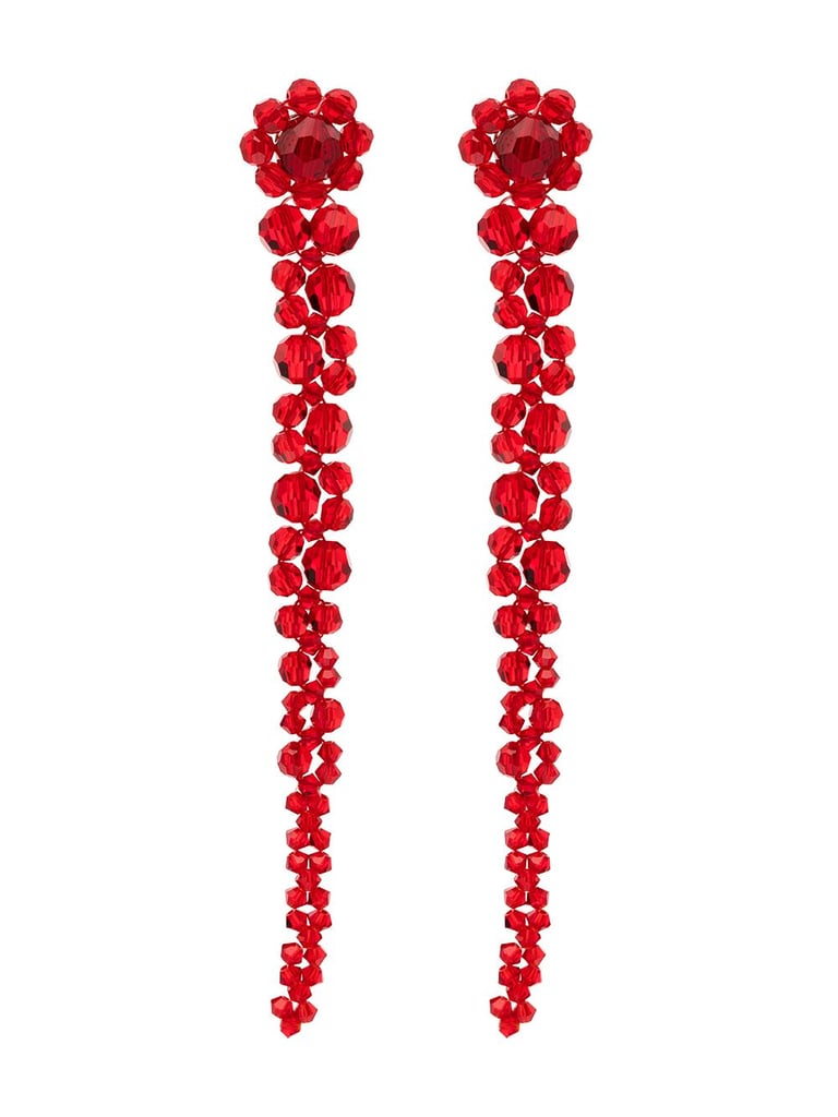 Simone Rocha Drip Crystal Drop Earrings