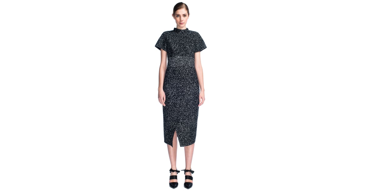 Proenza Schouler Tweed Short Sleeve Asymmetric Tiered Dress ($2,990 ...