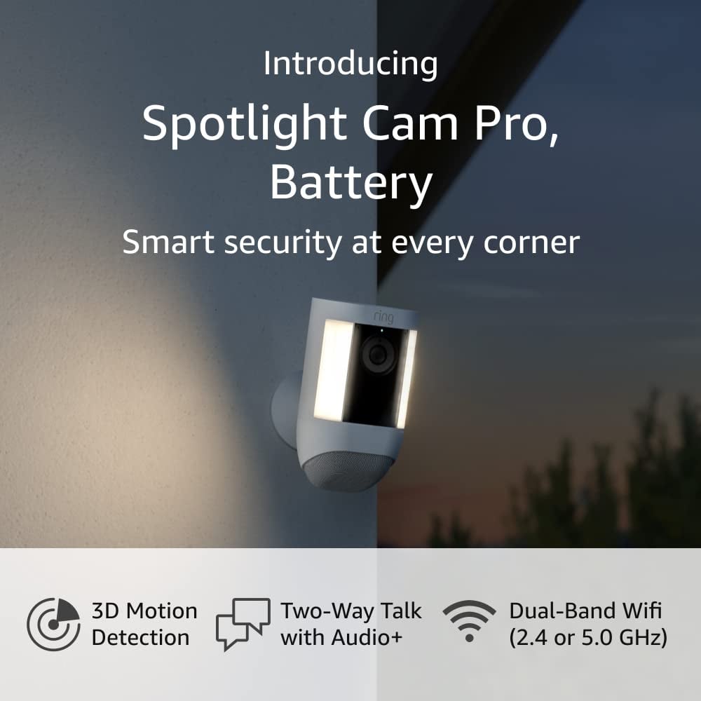 户外安全照相机:环聚光灯Cam Pro