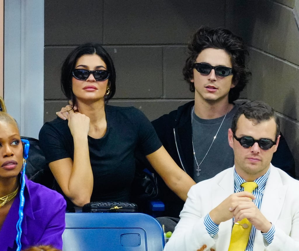 Kylie Jenner and Timothée Chalamet Kiss at US Open | Photos