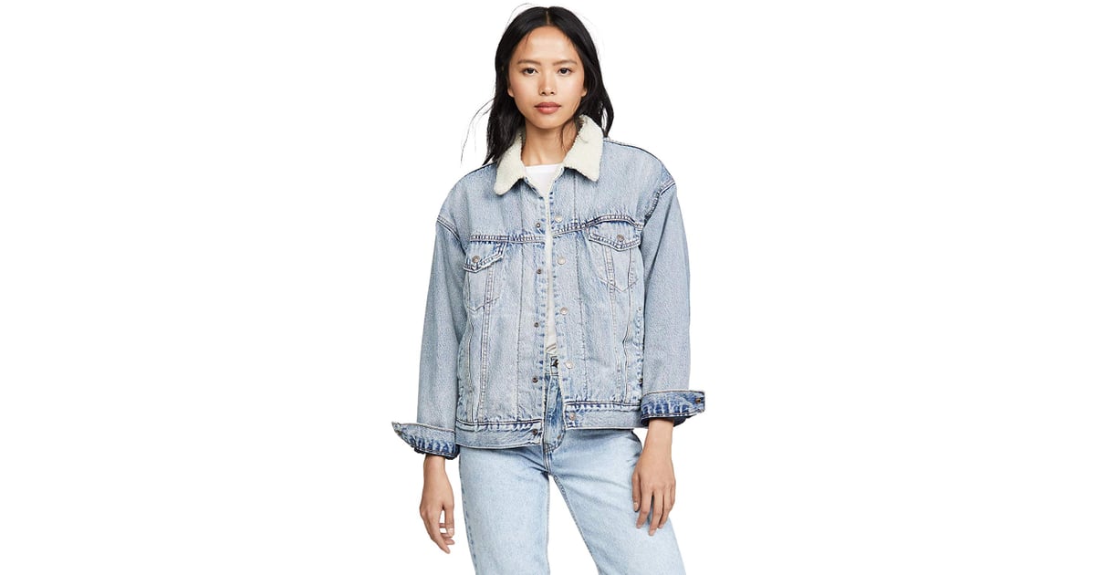 Dad sherpa store trucker jacket