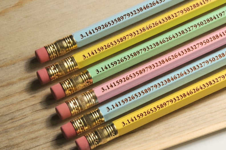 Pack of Six Pi Pencils