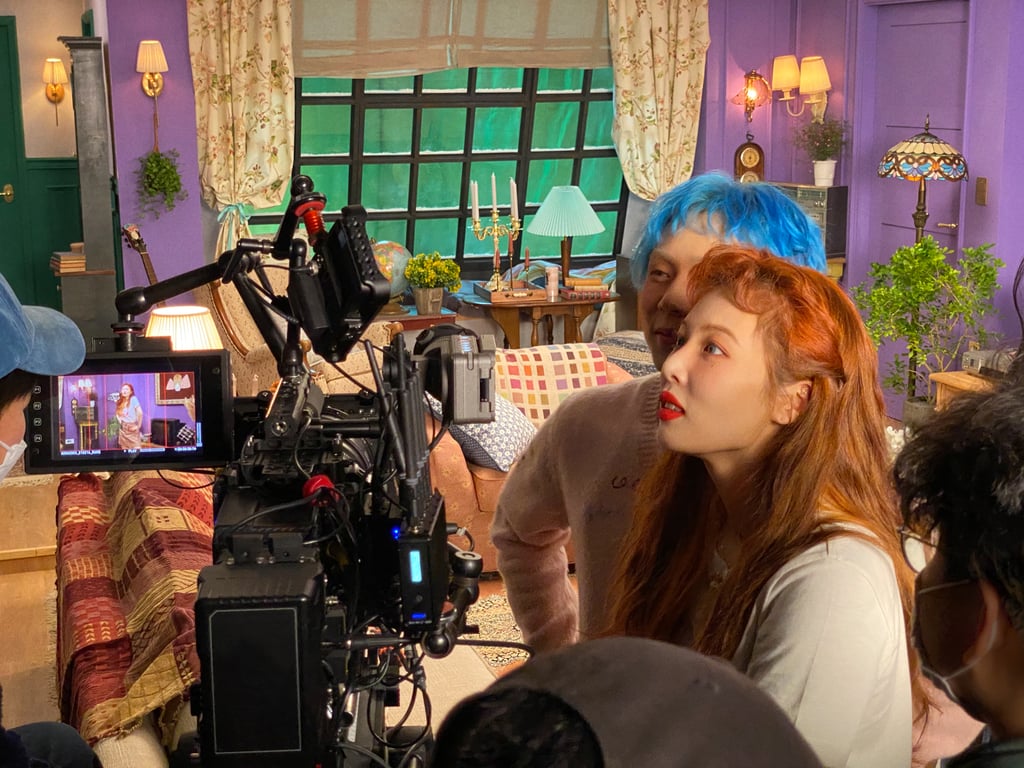 K-Pop's HyunA and Dawn in Coach Video at Friends Apartment