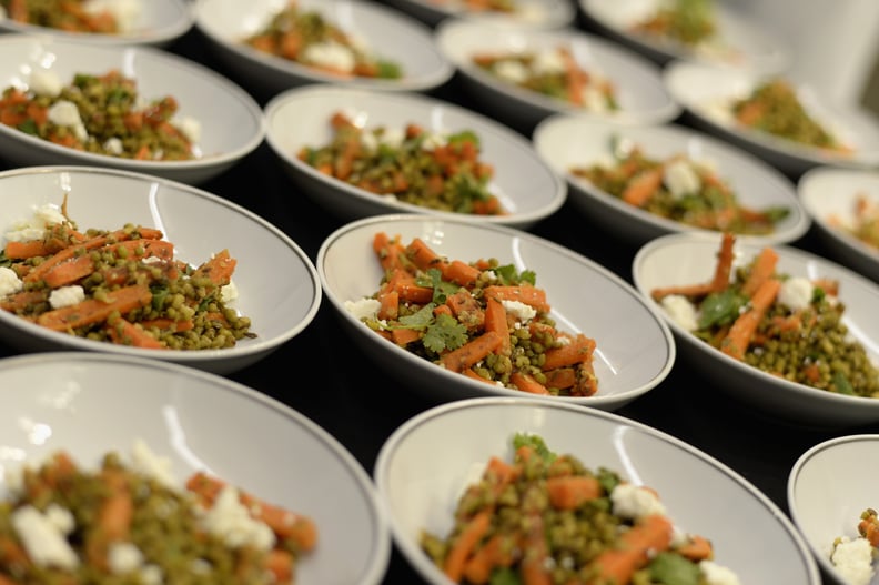 Carrot and Mung Beans With Labneh