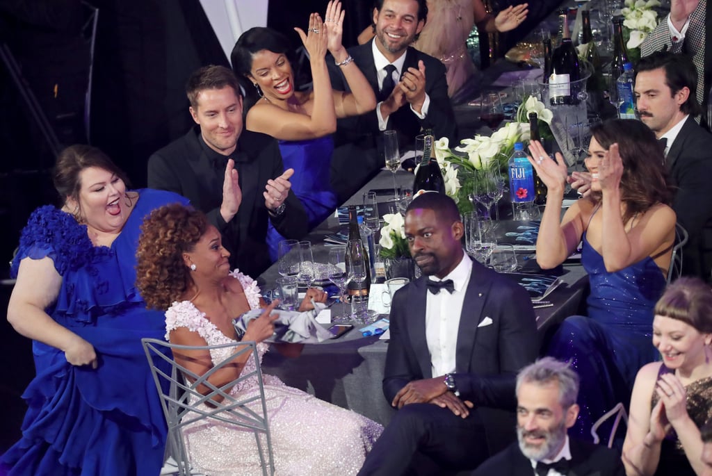 Sterling K. Brown and Ryan Michelle Bathe at 2018 SAG Awards