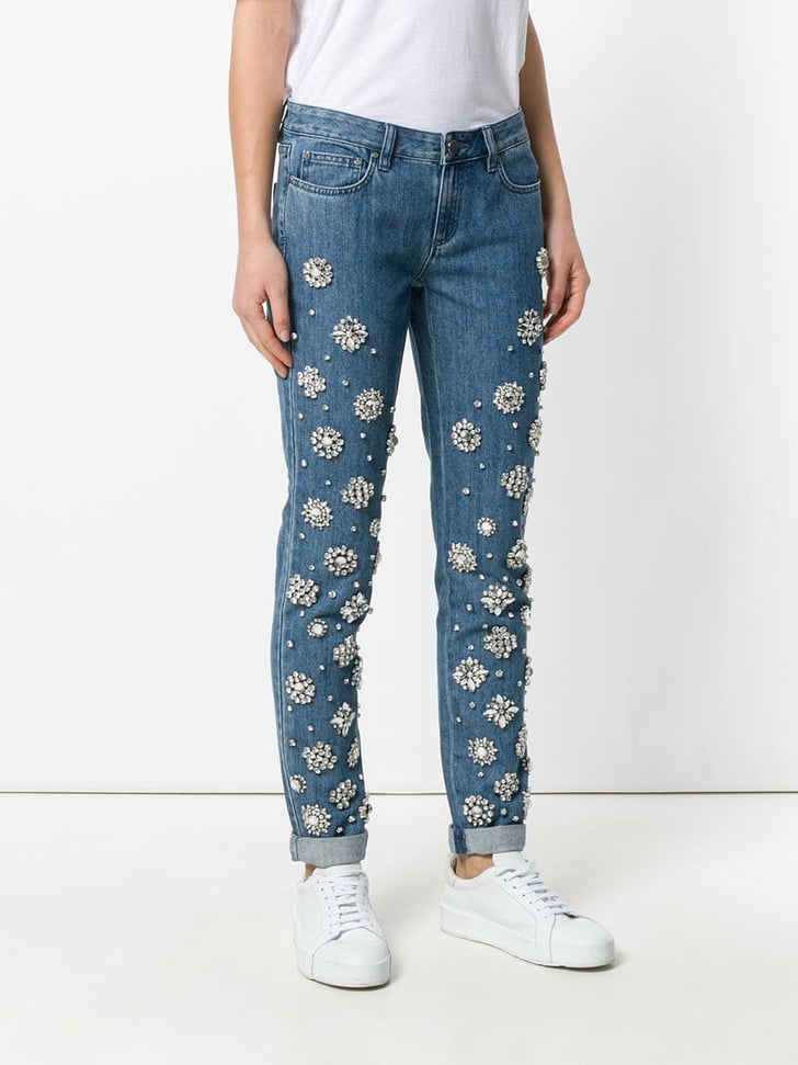Michael kors embellished jeans sale