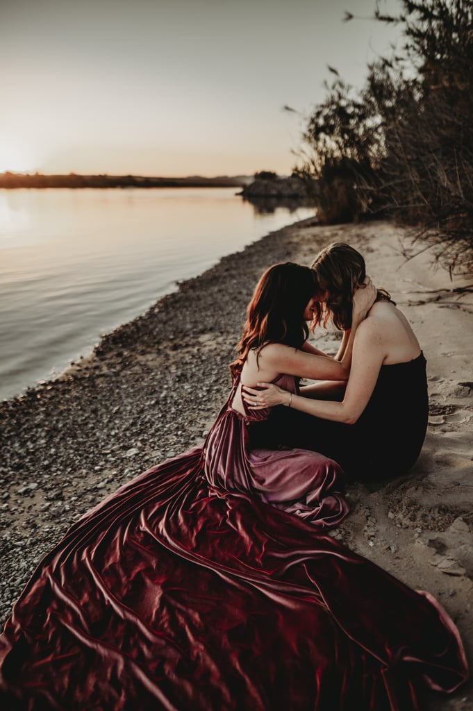 Sexy River Beach Engagement Photo Shoot