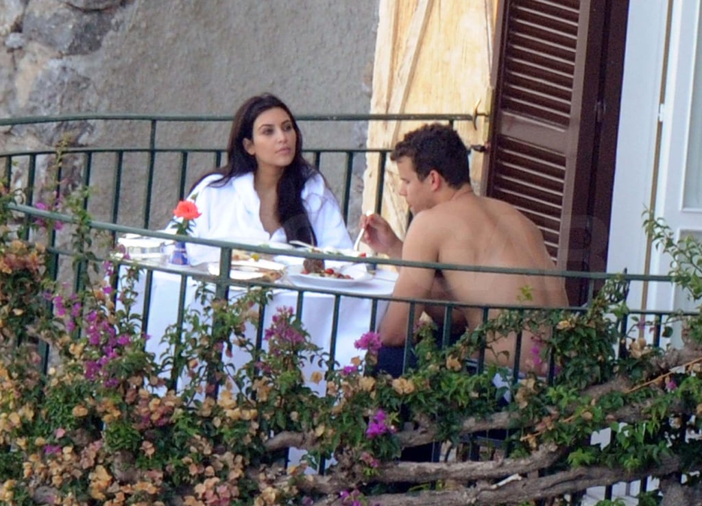 Kim Kardashian and Kris Humphries took a trip to Italy after their August 2011 nuptials.