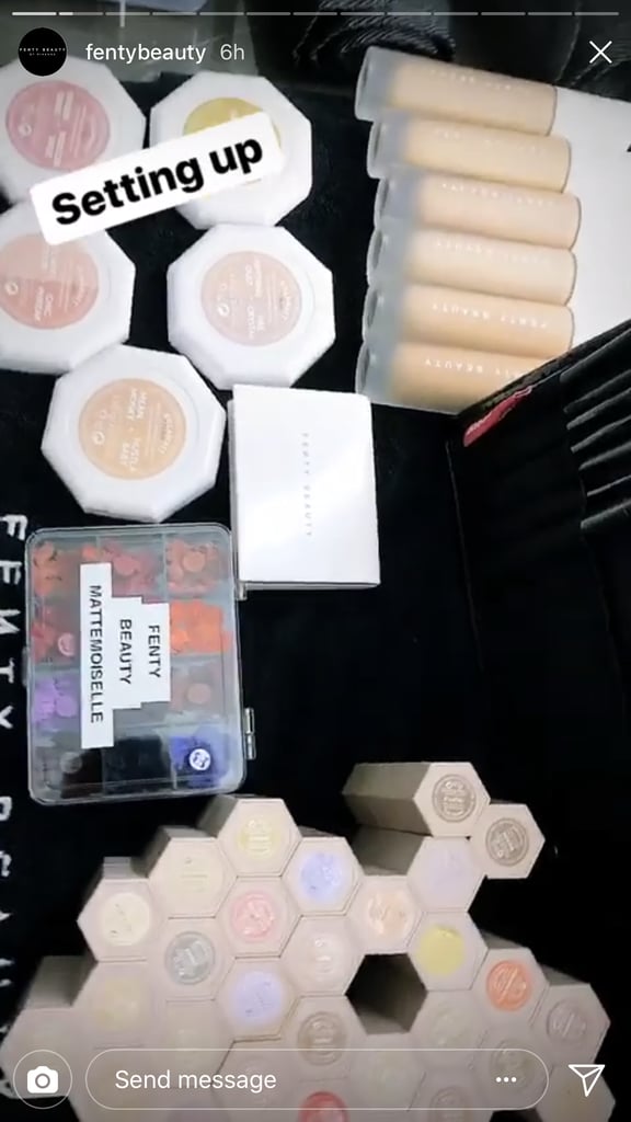 This is what was inside of Priscilla's kit — so much Fenty Beauty by Rihanna!