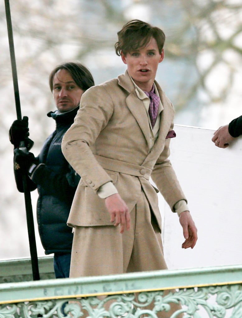 Eddie Redmayne on The Danish Girl Set Pictures