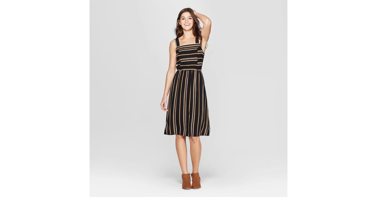 wal g strappy square neck midi