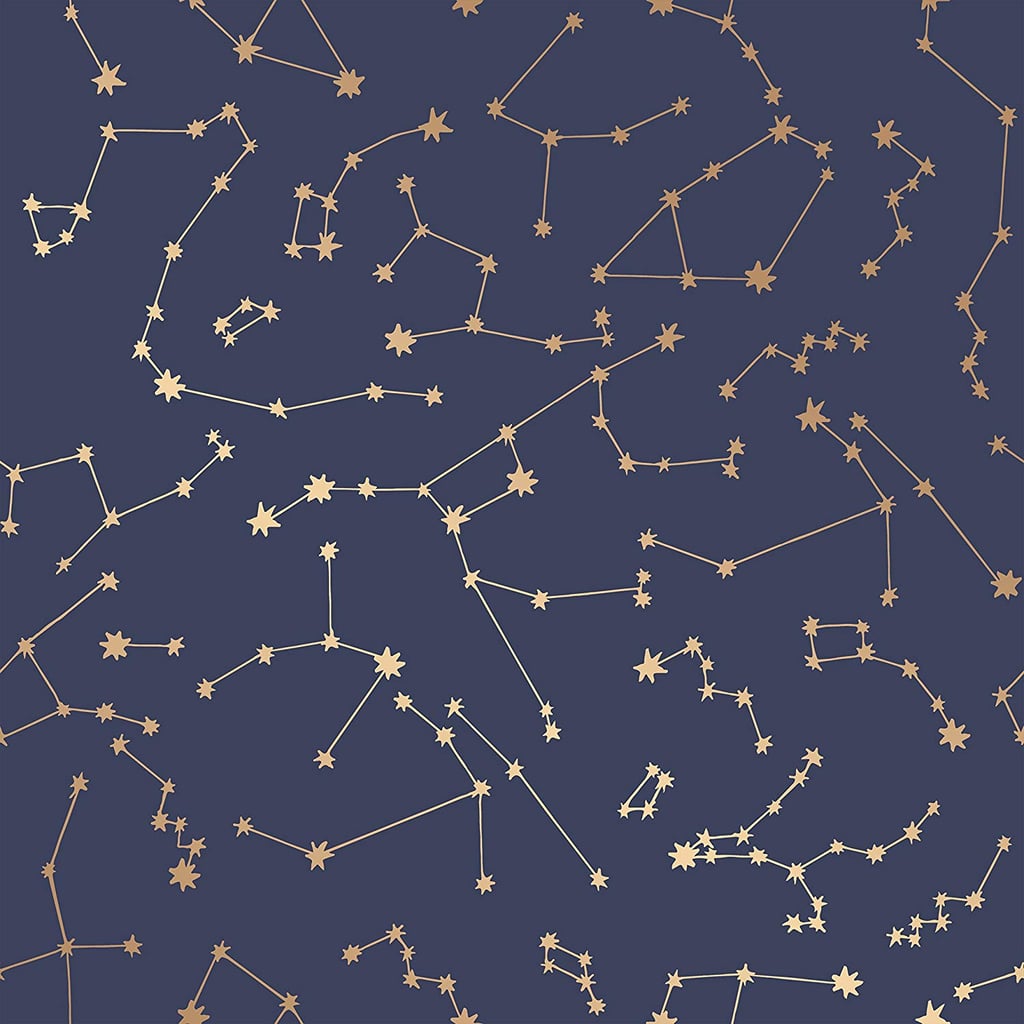 Easy to Apply Wallpaper: Novogratz Constellations Removable Peel and Stick Wallpaper