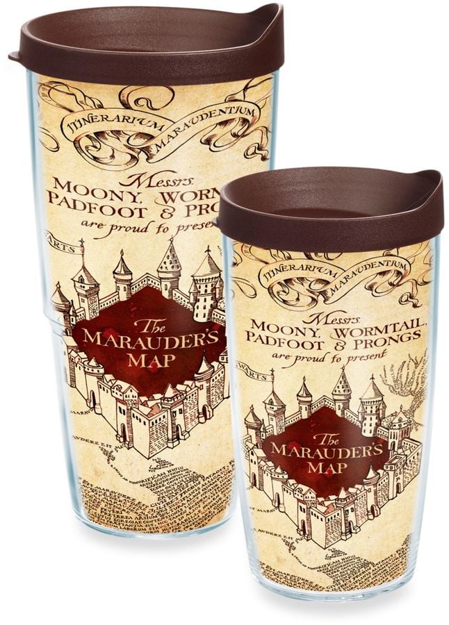 Marauder's Map Wrap Tumbler With Lid