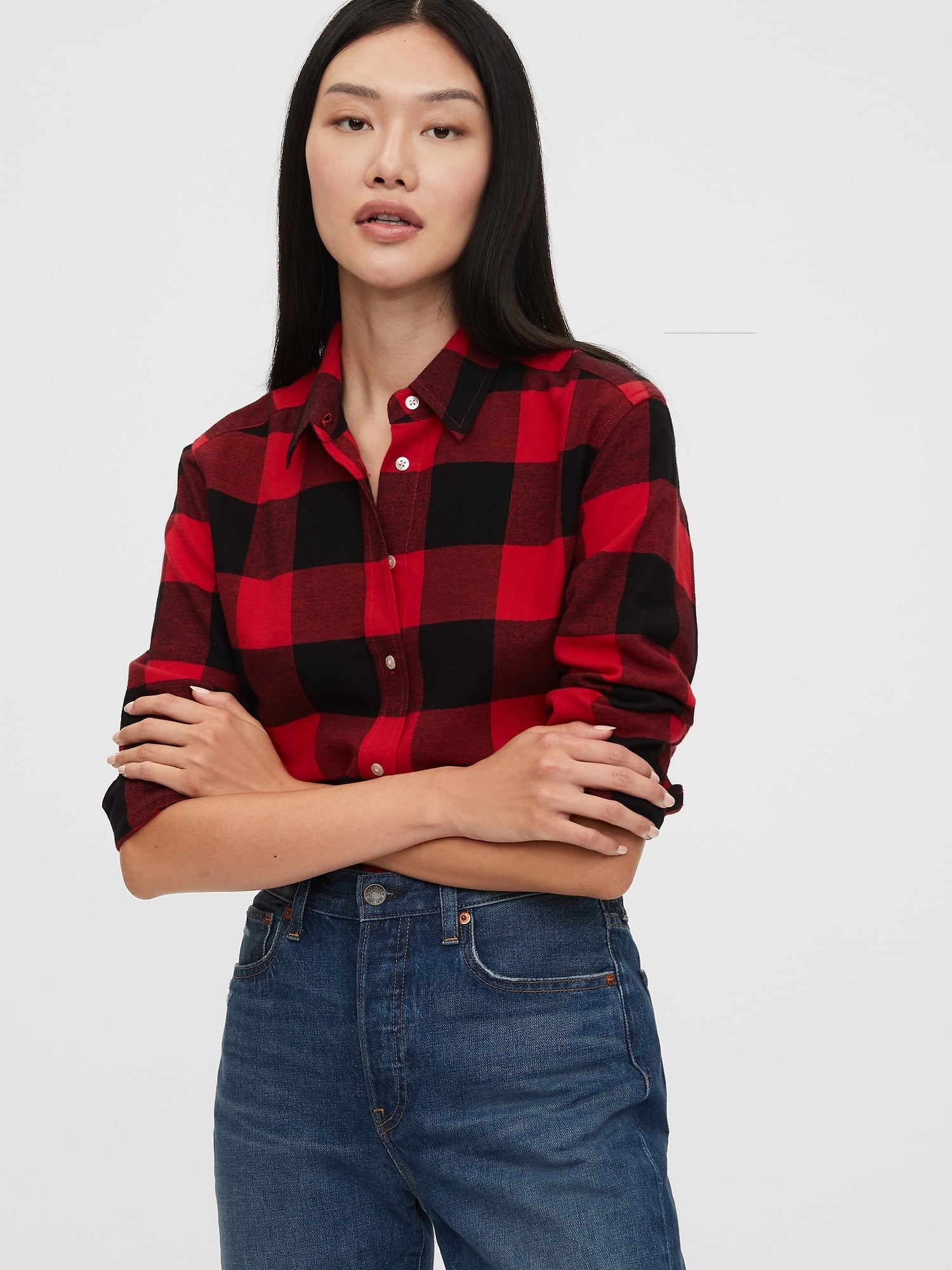 buffalo plaid gap