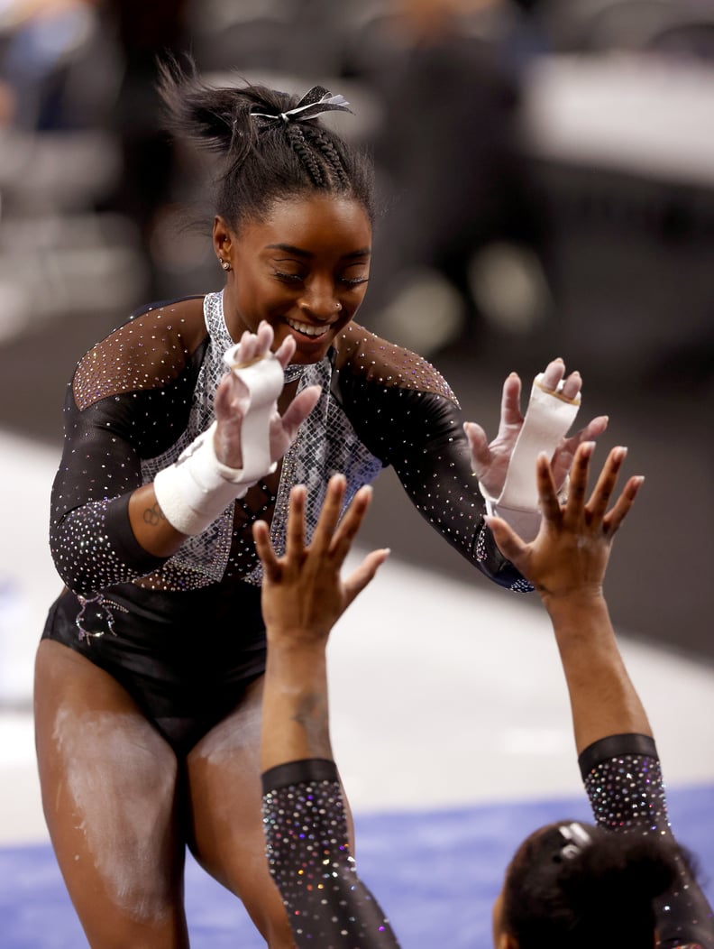 Simone Biles's Goat Leotard on Night 2 of the 2021 US Gymnastics Championships