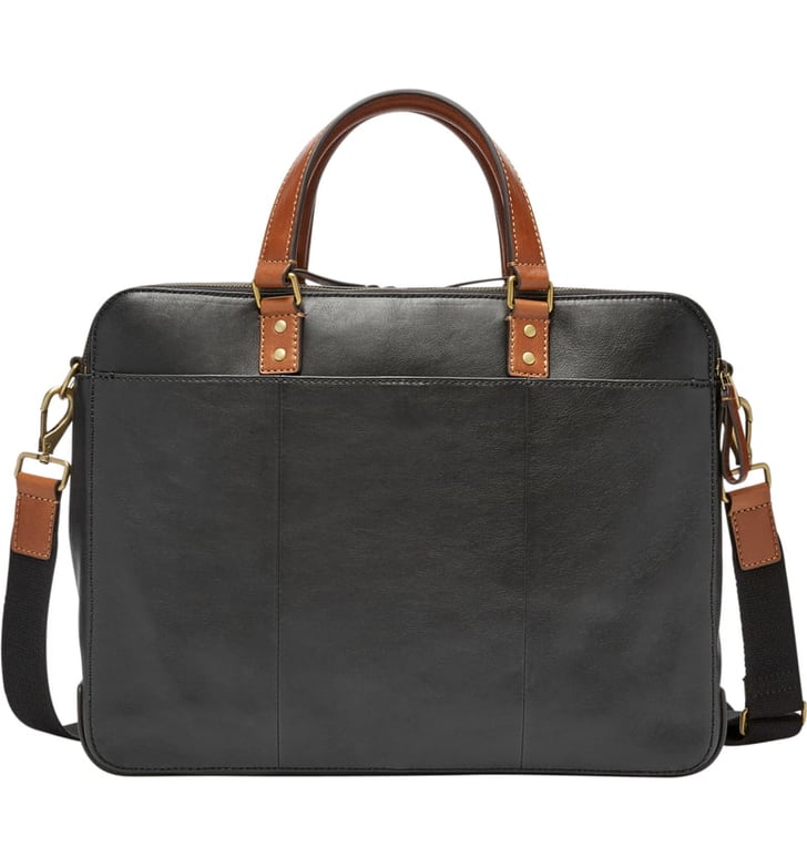 Fossil Defender Leather Briefcase Best Gifts For Husbands POPSUGAR