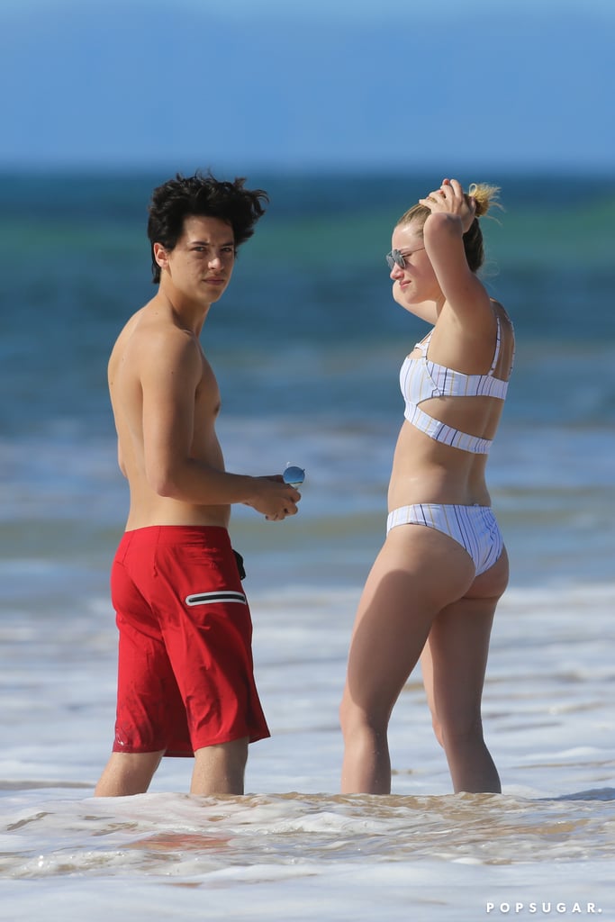 Cole Sprouse And Lili Reinhart In Hawaii January POPSUGAR Celebrity Photo