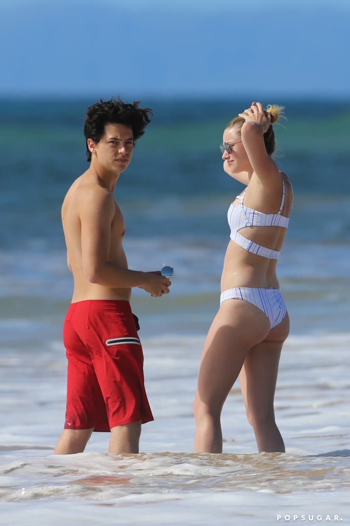 Cole Sprouse and Lili Reinhart in Hawaii January 2018