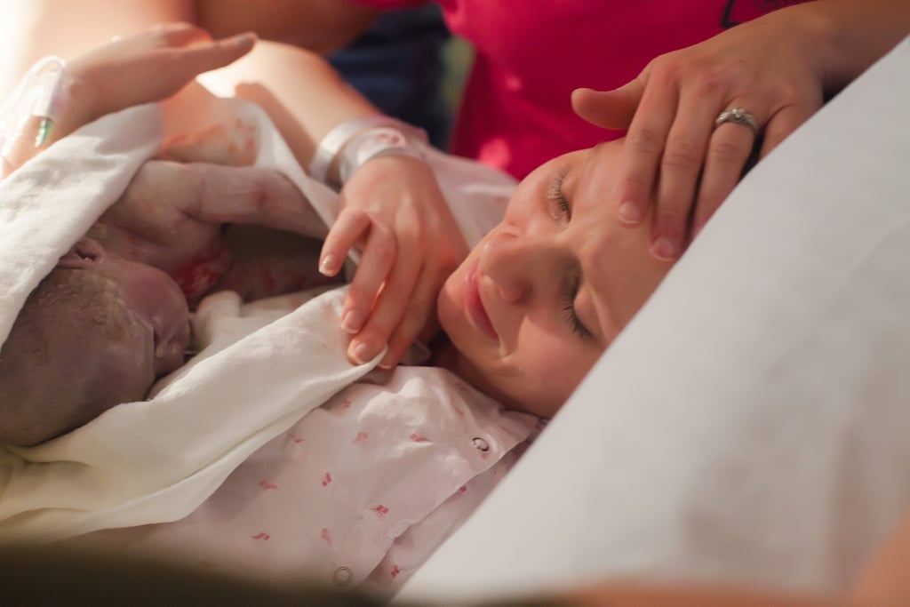 Photos of Military Birth Witnessed Over Skype