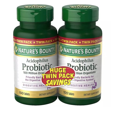 Nature's Bounty Acidophilus Probiotic Tablets