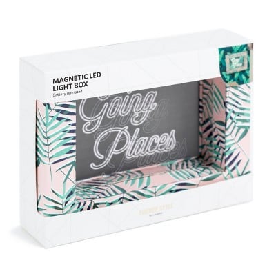 Magnetic LED Going Places Locker Light Box