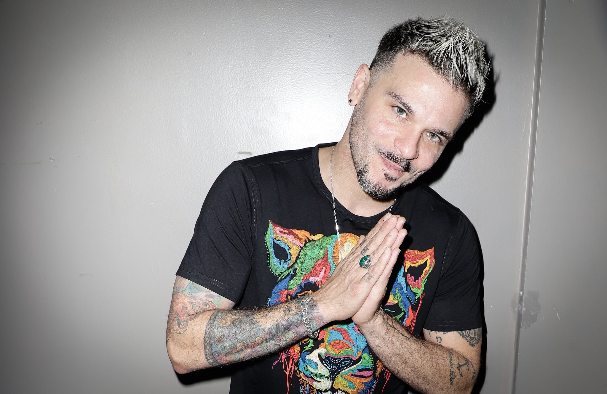 MIAMI BEACH, FL - MAY 24:  Pedro Capo backstage during his Calma tour opener in Miami at the Fillmore Jackie Gleason Theatre on May 24, 2019 in Miami Beach, Florida.  (Photo by John Parra/Getty Images)