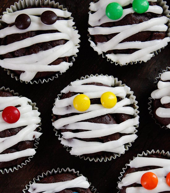 Low-Fat Mummy Cupcakes