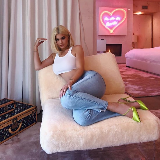 Kylie Jenner's Green Heels August 2018