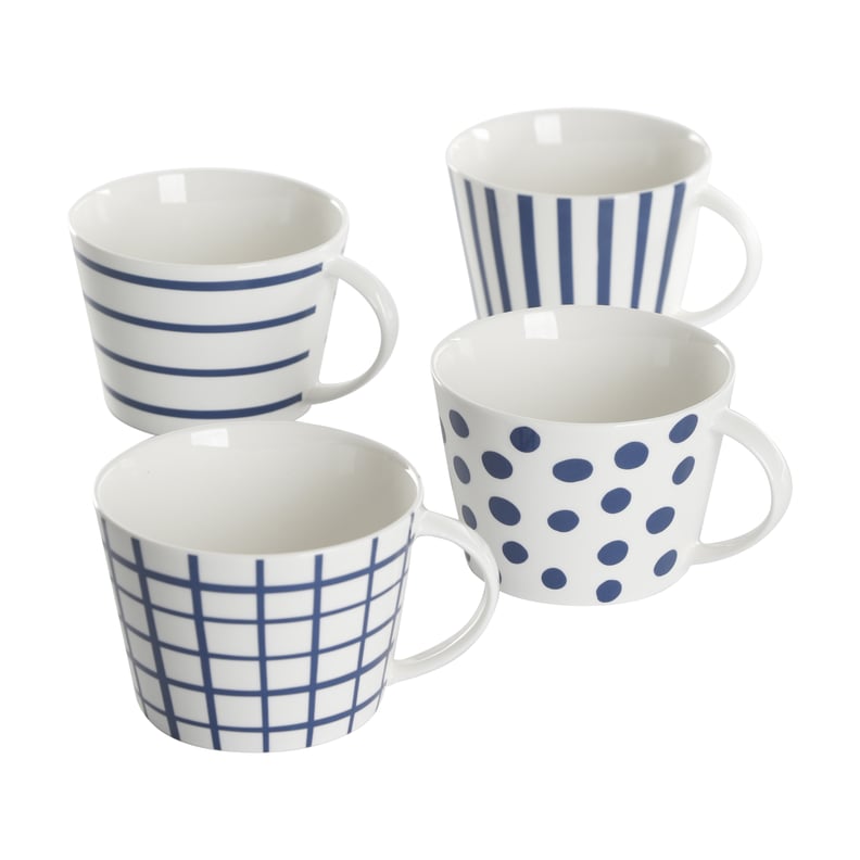 Gap Home 17-Ounce Blue & White Assorted Fine Ceramic Mug Set