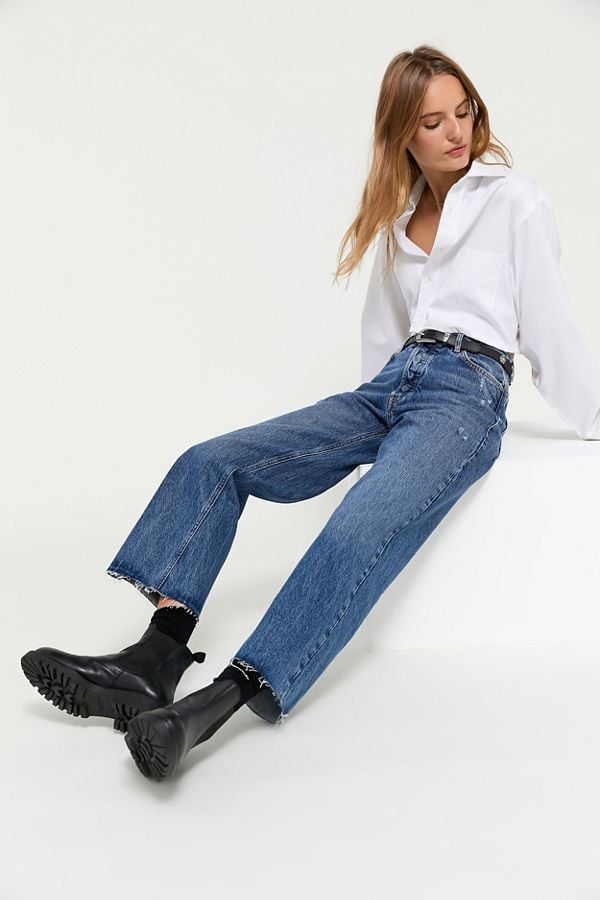 vintage wide leg jeans