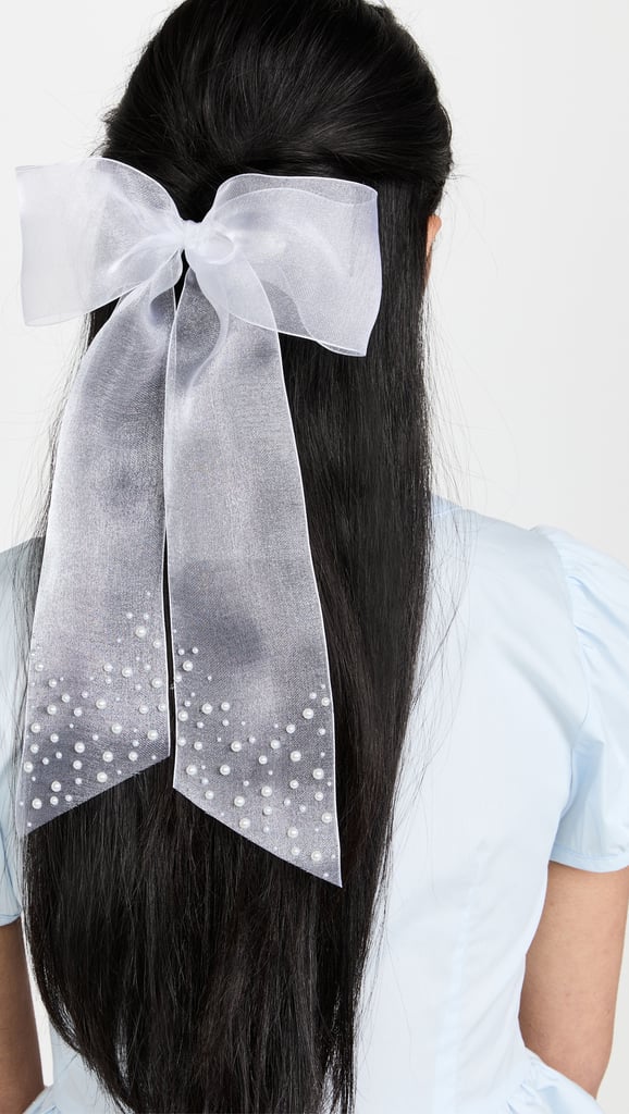 A Big Bow: Lelet NY Amy Pearl Bow Barrette