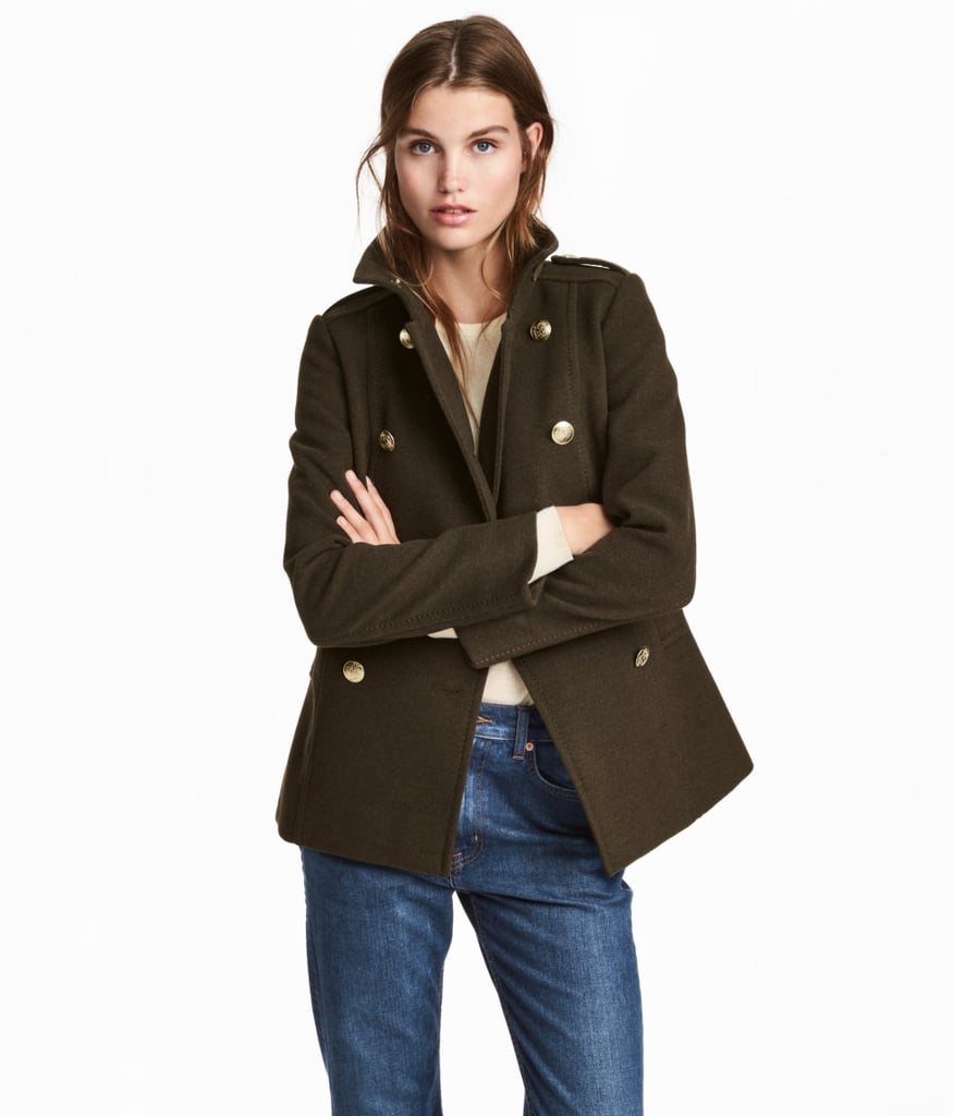 h&m maxi coat