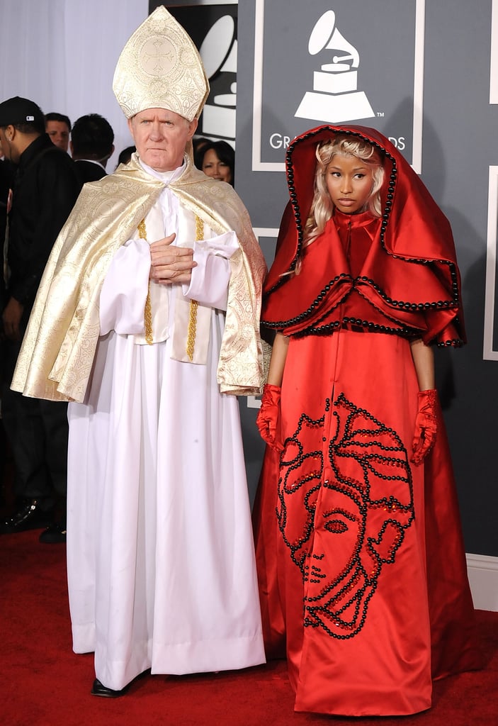 Nicki Minaj made a statement with her daring 2012 red carpet arrival.